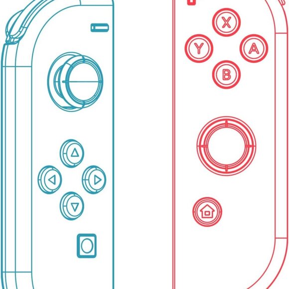 Wireless Switch Controller Replacement, Gamepad for Switch/OLED/Lite with Dual V - Picture 3 of 3